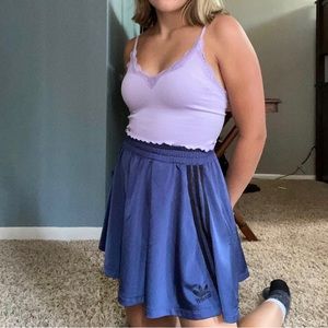 Adidas trefoil tennis skirt